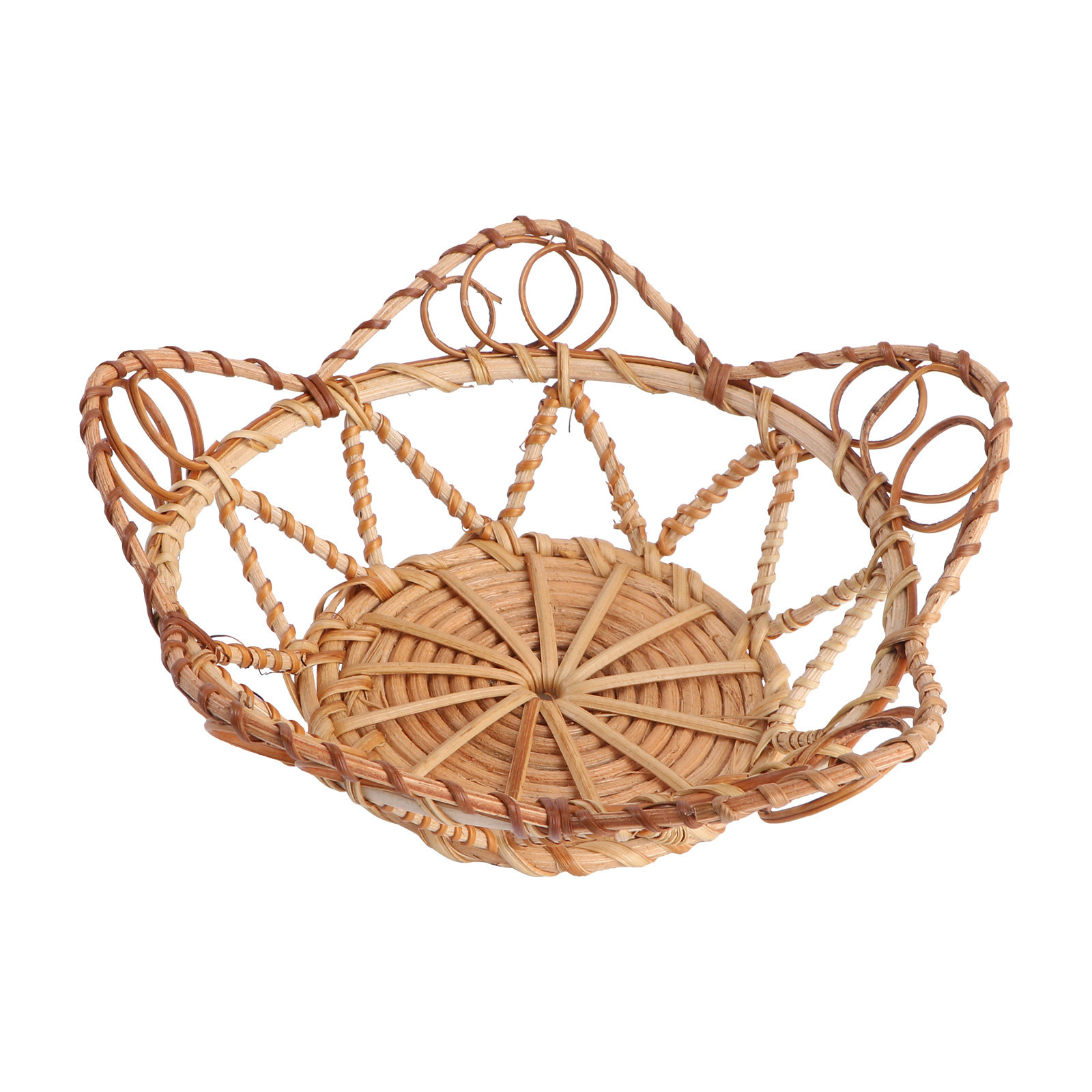 Food Storage Without Pantry - 1Pcs Handwoven Rattan Basket Natural Fiber