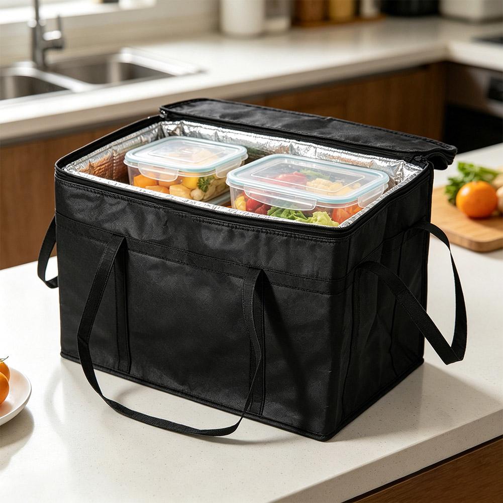 Food Storage In Cooler - Insulated Thermal Tote Bag Big Storage