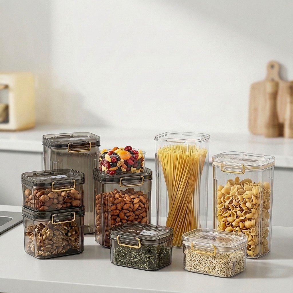 Food Storage Pantry - Airtight Food Storage Containers with Lids