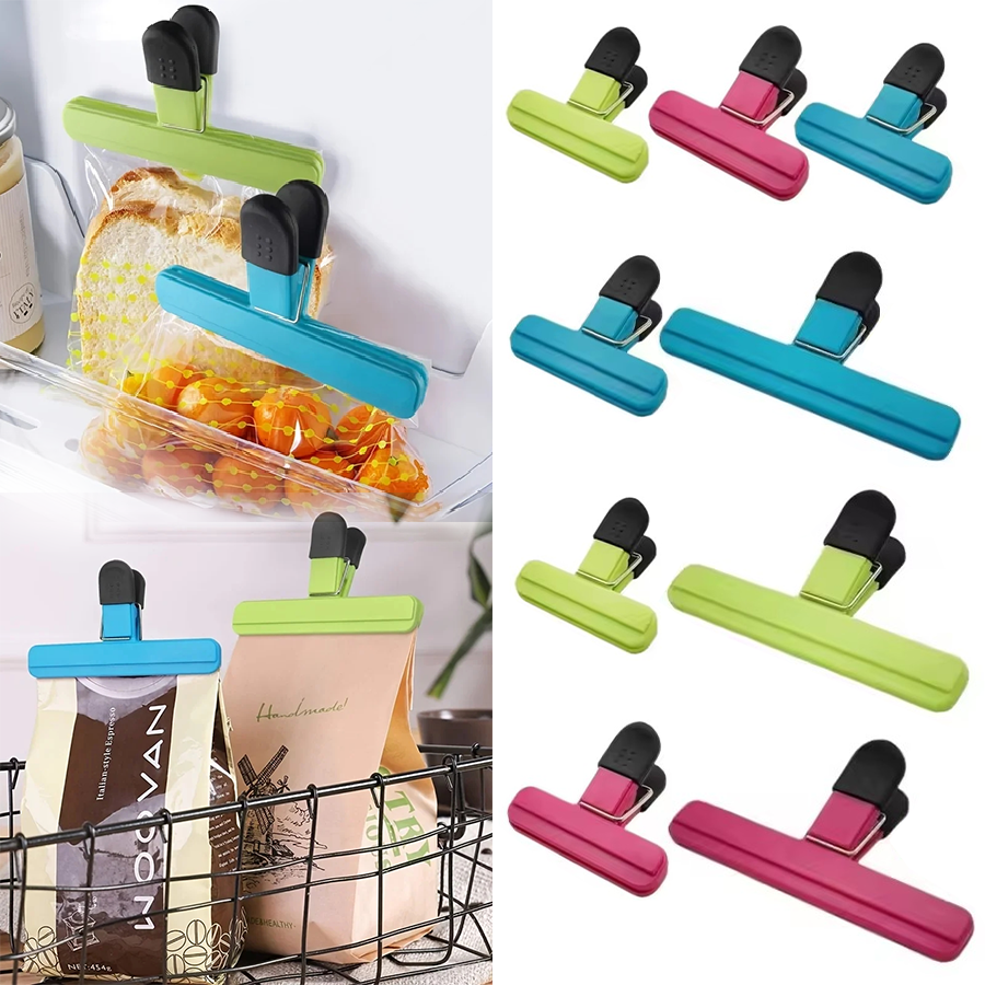 Food Storage Roll Bags - 3-12PCS Multi Purpose Sealing Clip Durable