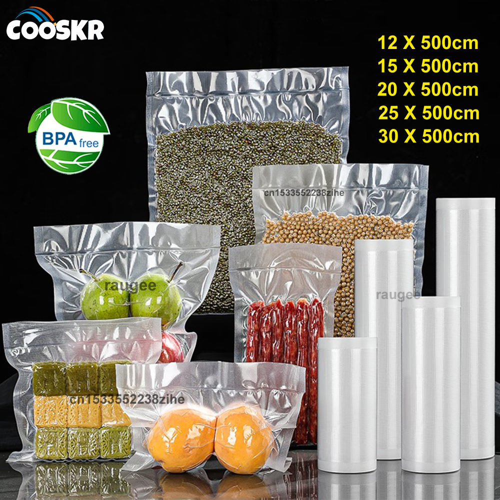 Food Storage Roll Bags - Vacuum Bags for Food Vacuum Sealer