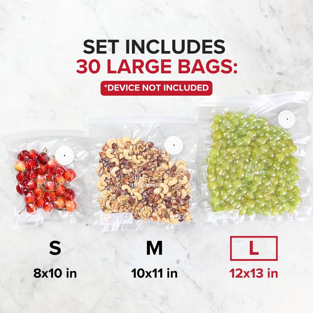 Reusable Vacuum Sealer Bags fo - Food Storage Reusable Bags 评论和价格