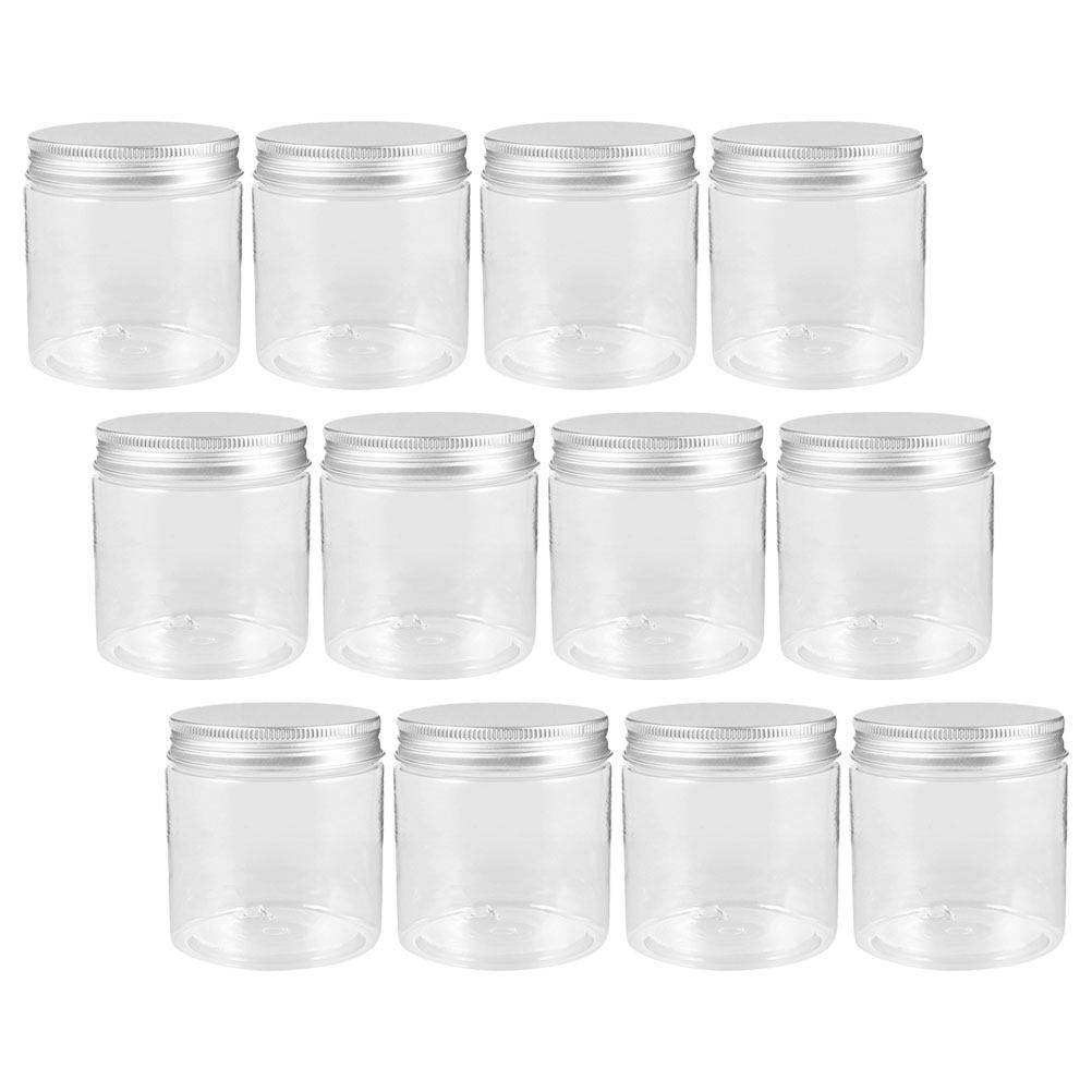12Pcs Clear Small Mason Jars w - Food Storage Aluminum Containers 评论和价格