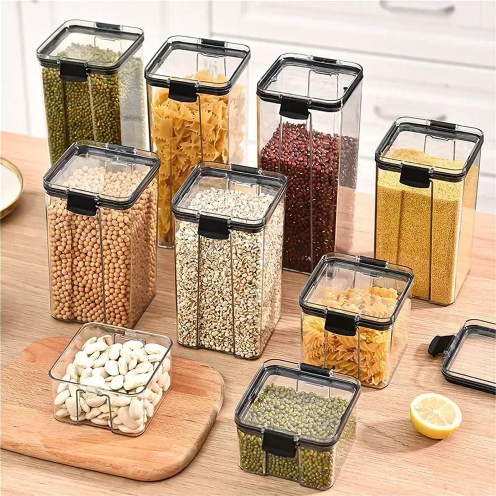 Airtight Food Storage Containe - Food Storage Jars Plastic 评论和价格