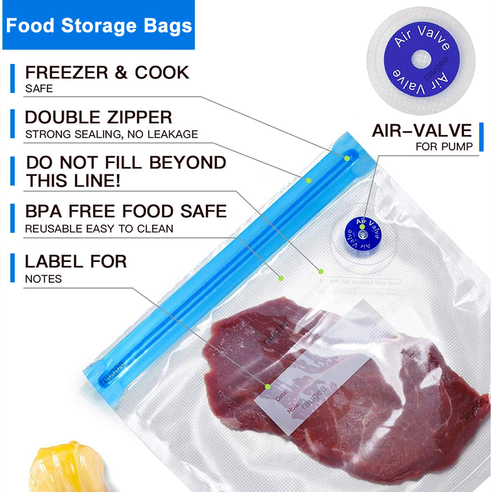 Vacuum Bags Reusable Food Vacu - Food Storage Reusable Bags 评论和价格