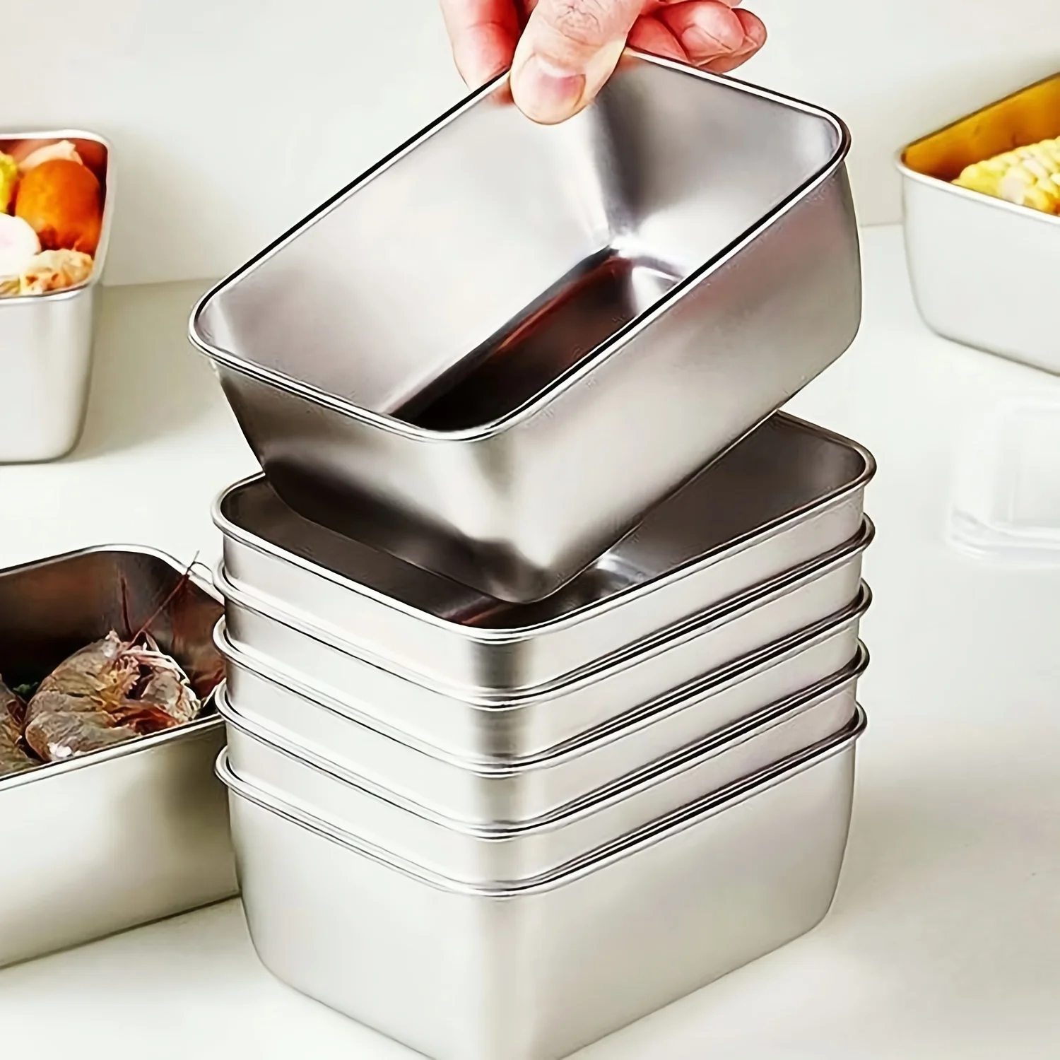 Stainless Steel Food Storage C - Food Storage Aluminum Containers 评论和价格