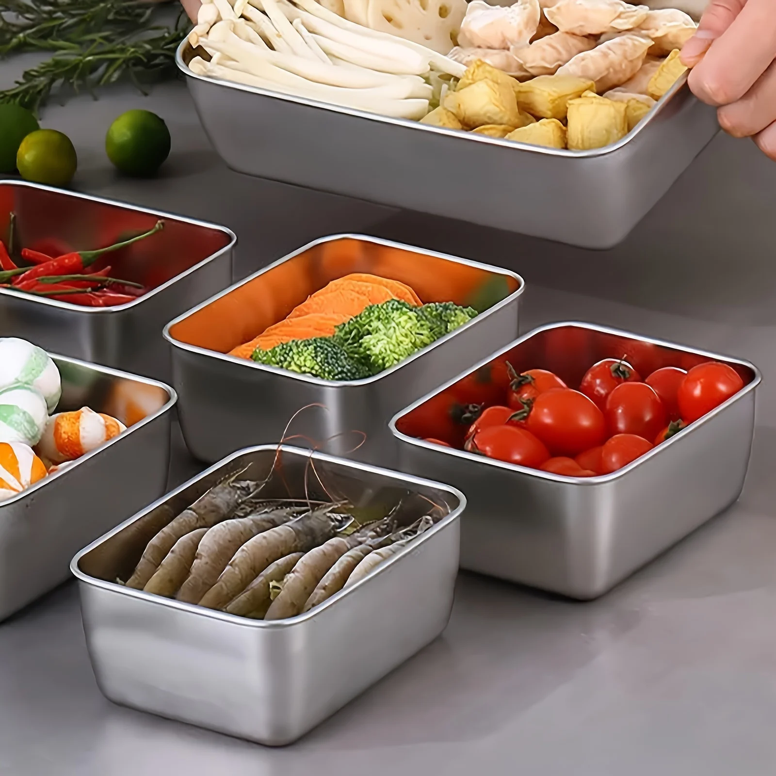 Stainless Steel Food Storage C - Food Storage Aluminum Containers 评论和价格