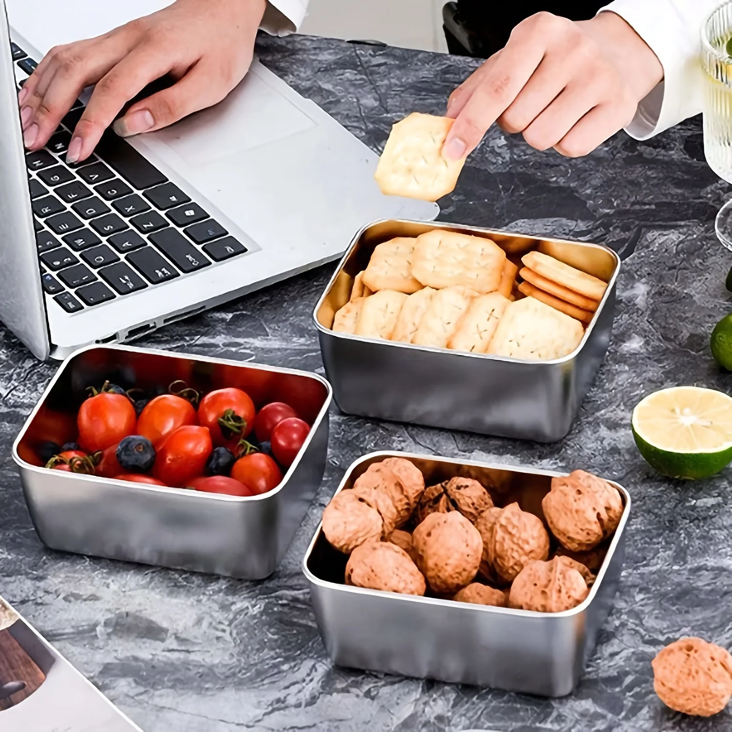 Stainless Steel Food Storage C - Food Storage Aluminum Containers 评论和价格