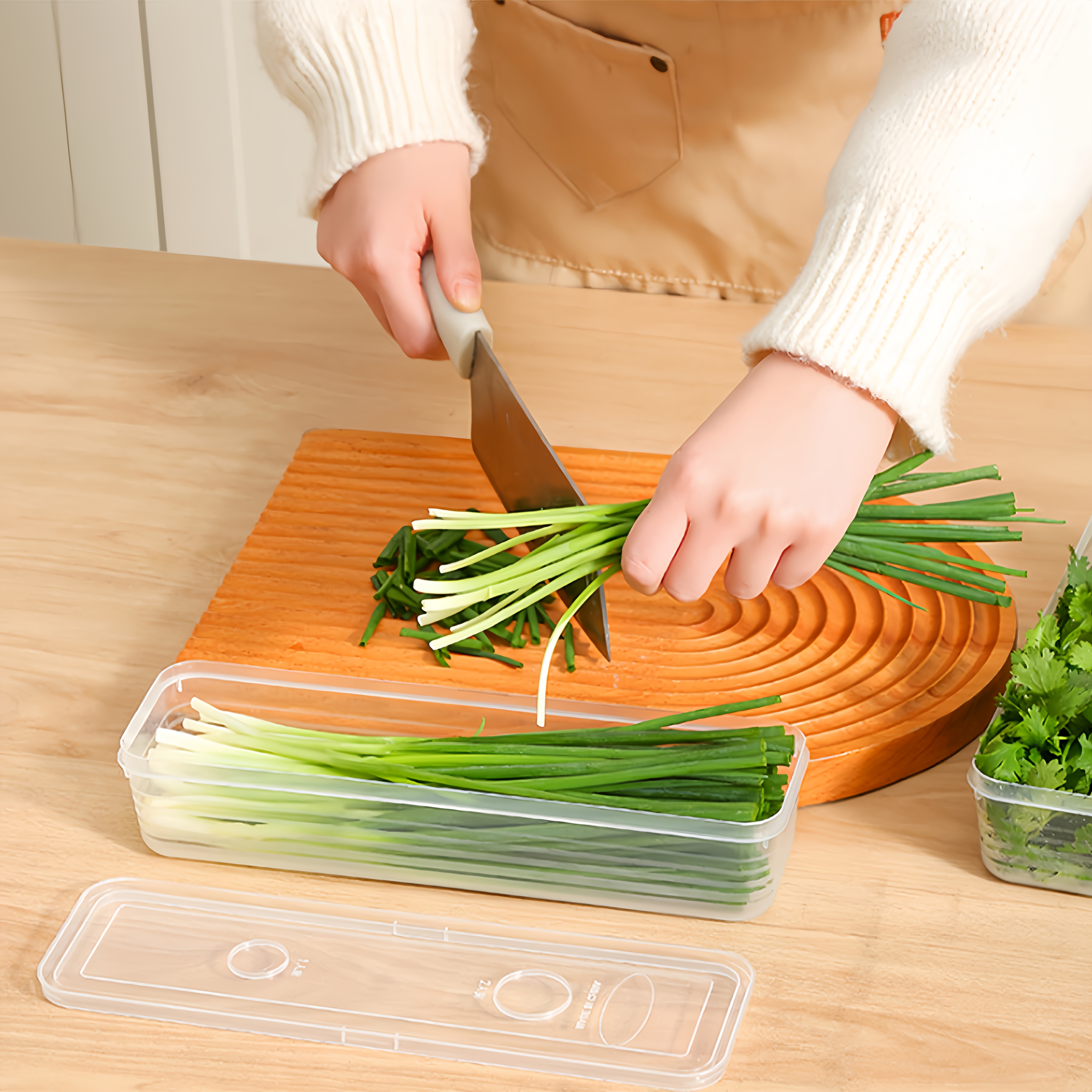 2/4/6pcs Food Vegetable Storag - Food Storage Jars Plastic 评论和价格