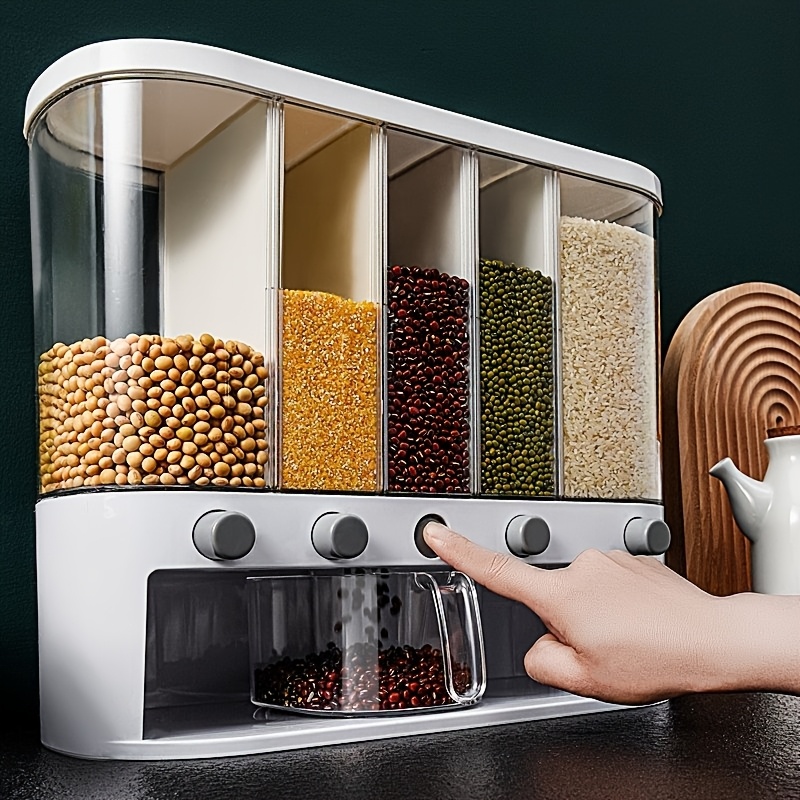 1pc Large Capacity Dry Food Di - Food Storage Without Pantry 评论和价格