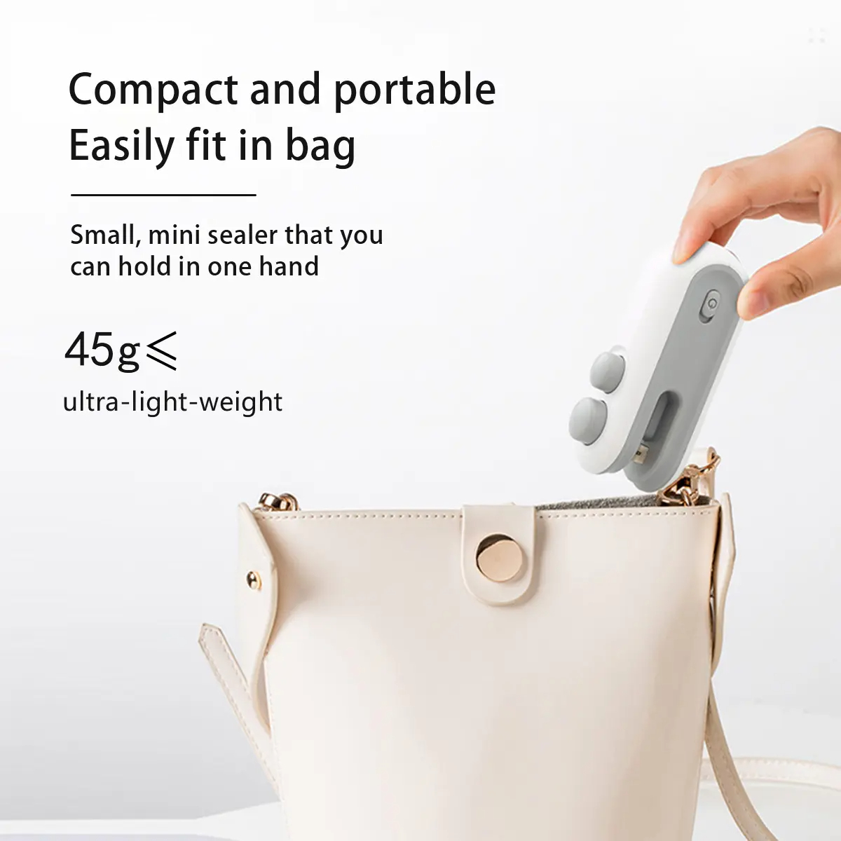 Mini Portable Snack Bag Sealer - Food Storage Machine 评论和价格