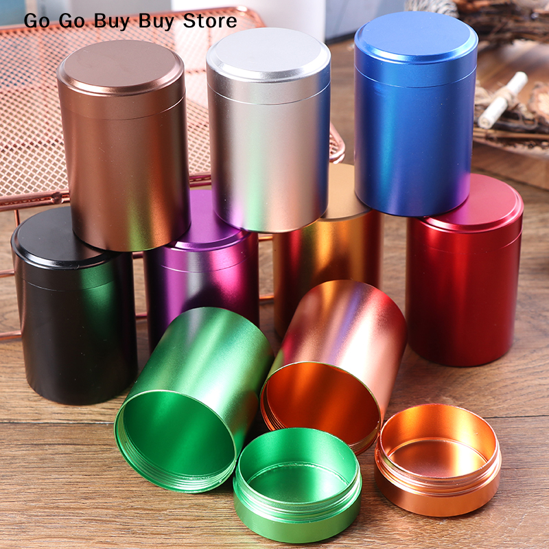 【ST】80ML Mini Metal Solid Colo - Food Storage Aluminum Containers 评论和价格