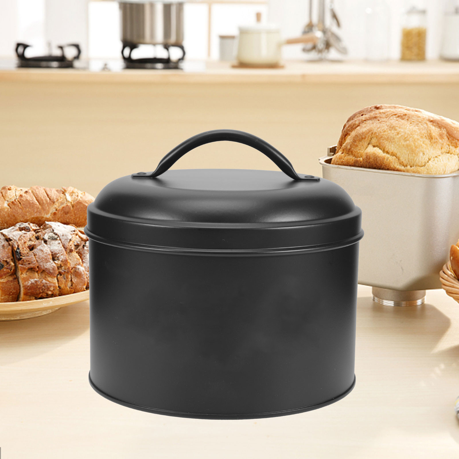 Metal Food Storage Canister Ai - Airtight Cereal Jar 评论和价格