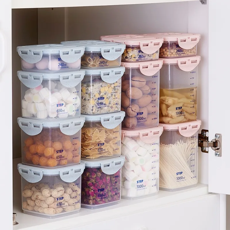 WBBOOMING Healthy Plastic Box  - Airtight Cereal Jar 评论和价格