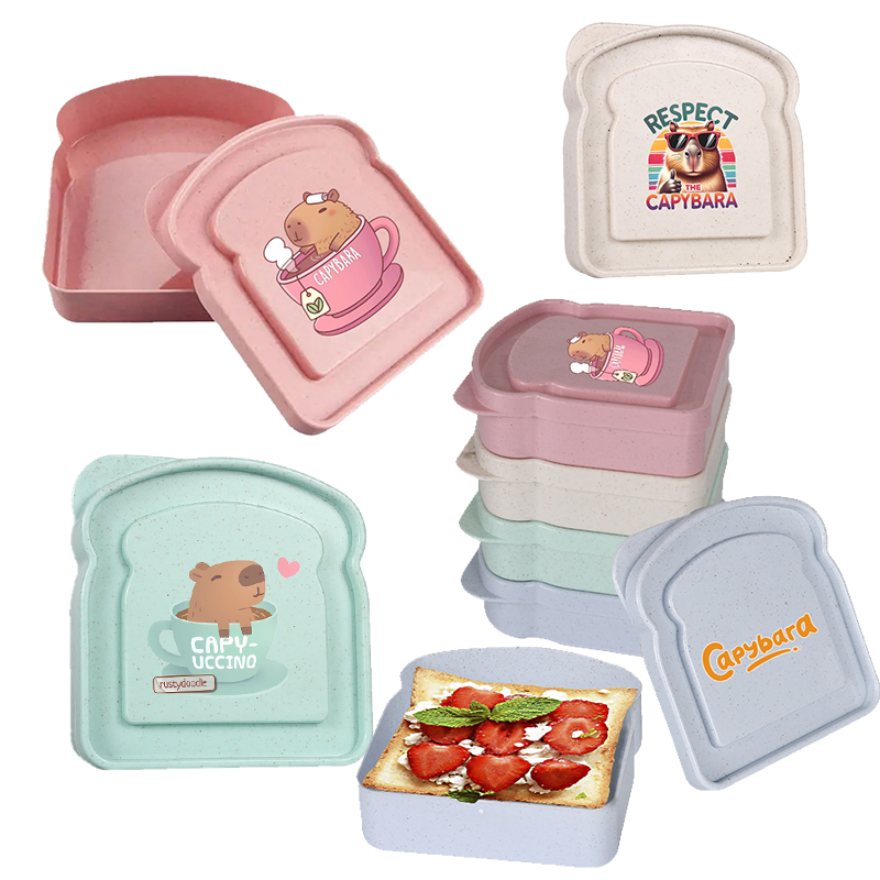 Capybara Sandwich Food Storage - Food Storage Jars Plastic 评论和价格