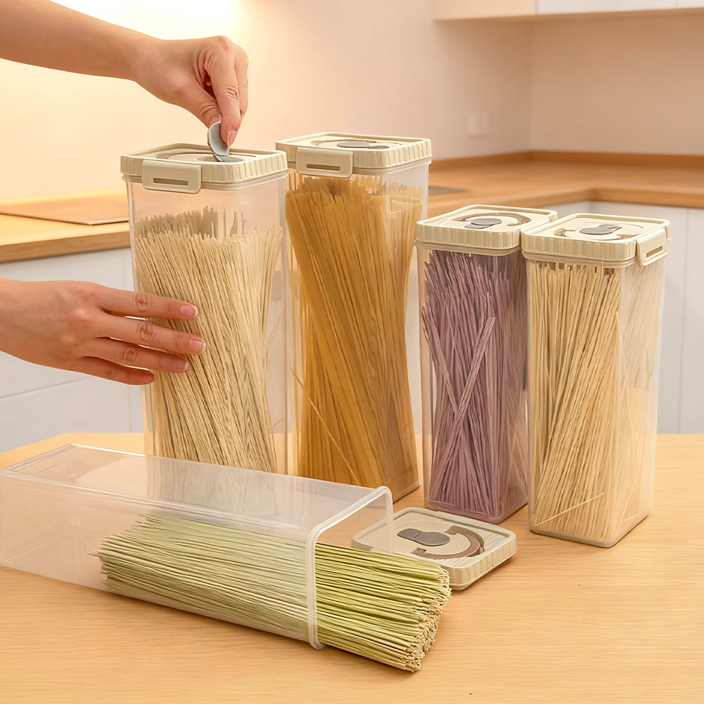 Noodles Sealed Storage Box Wit - Food Storage Jars Plastic 评论和价格