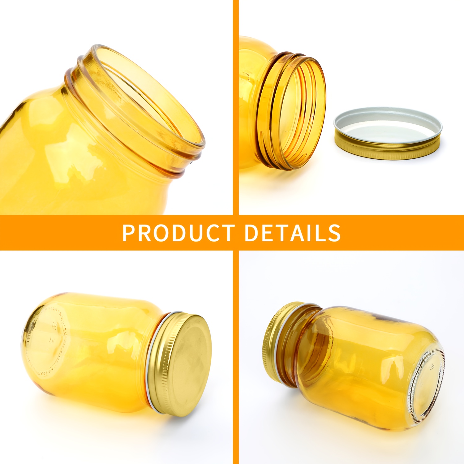 15-Piece Glass Mason Jar Set – - Food Storage Without Pantry 评论和价格