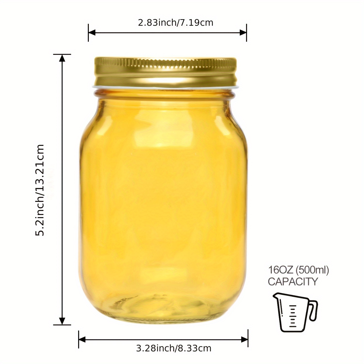 15-Piece Glass Mason Jar Set – - Food Storage Without Pantry 评论和价格