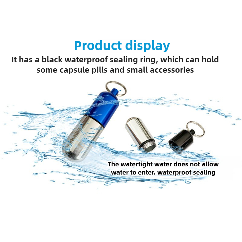 1PC Waterproof Outdoor Medicin - Food Storage Aluminum Containers 评论和价格