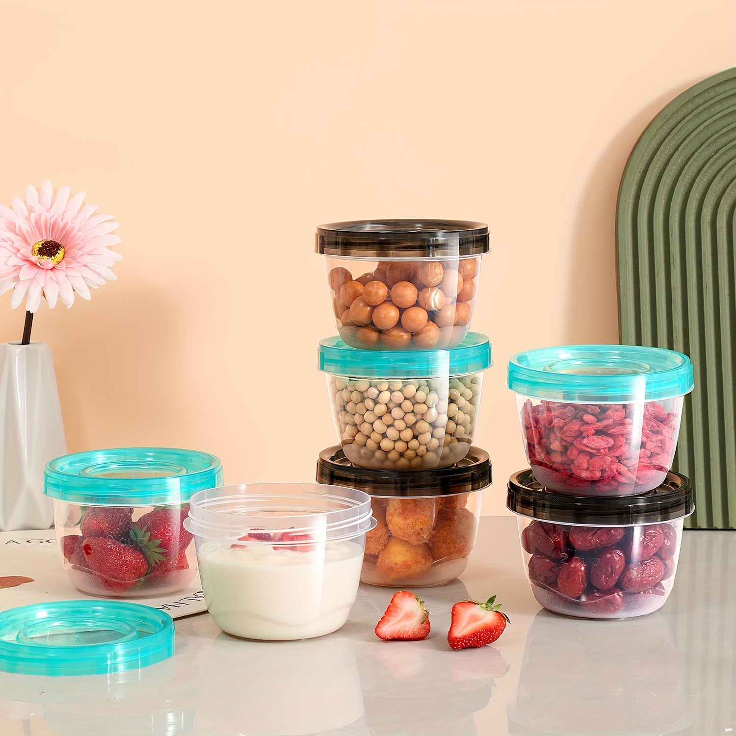 2 Transparent Sealed Food Stor - Food Storage Jars Plastic 评论和价格
