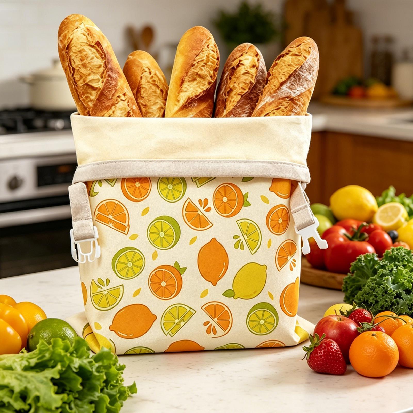 Beeswax Bread Bag Large Capaci - Food Storage Reusable Bags 评论和价格