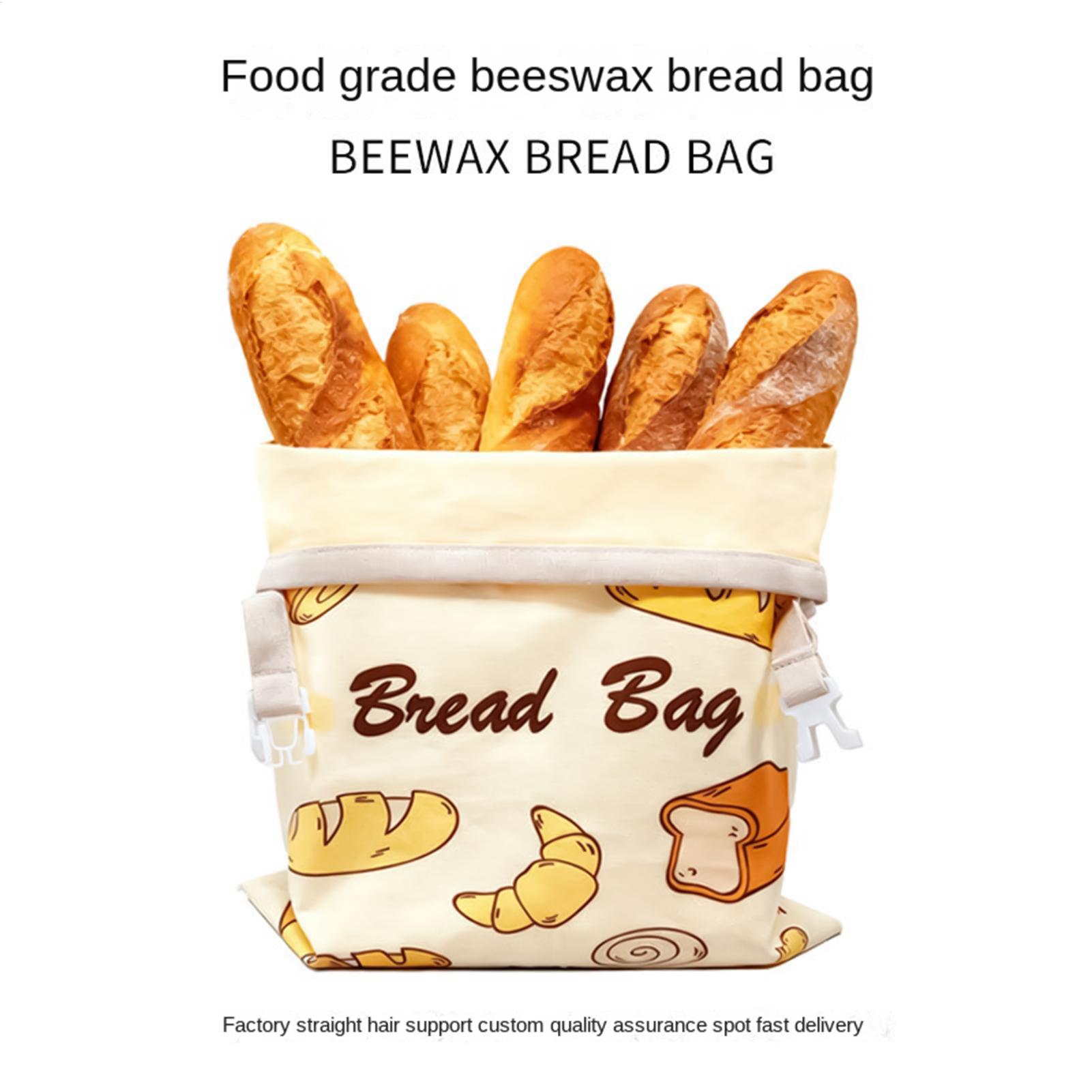 Beeswax Bread Bag Large Capaci - Food Storage Reusable Bags 评论和价格