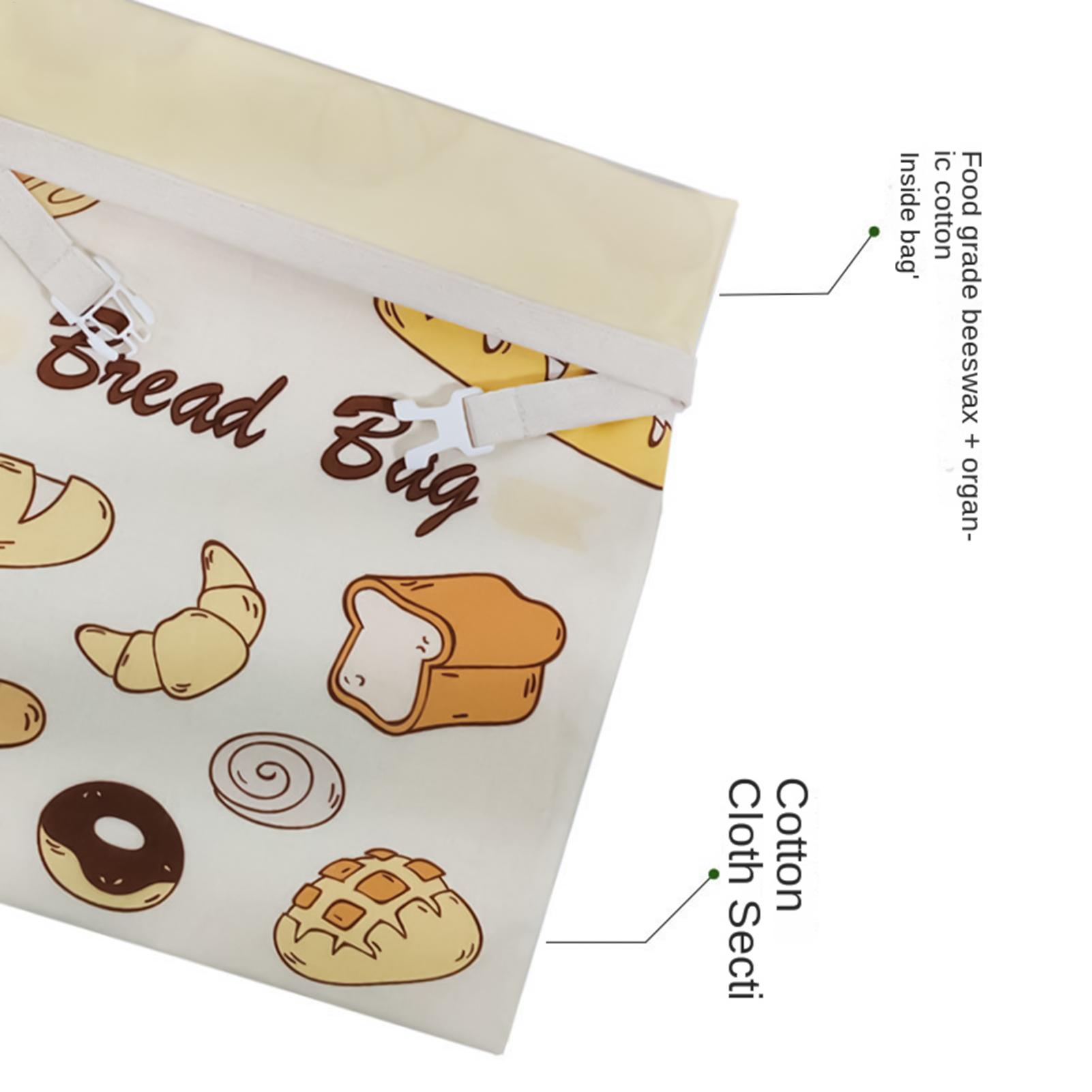 Beeswax Bread Bag Large Capaci - Food Storage Reusable Bags 评论和价格