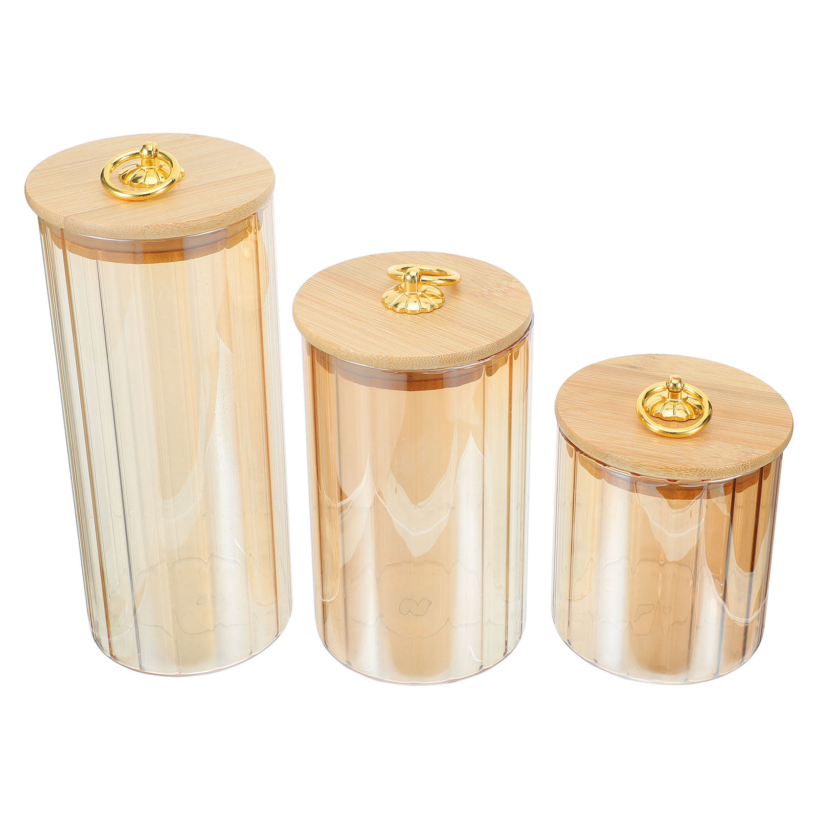3Pcs Airtight Glass Storage Ja - Airtight Cereal Jar 评论和价格