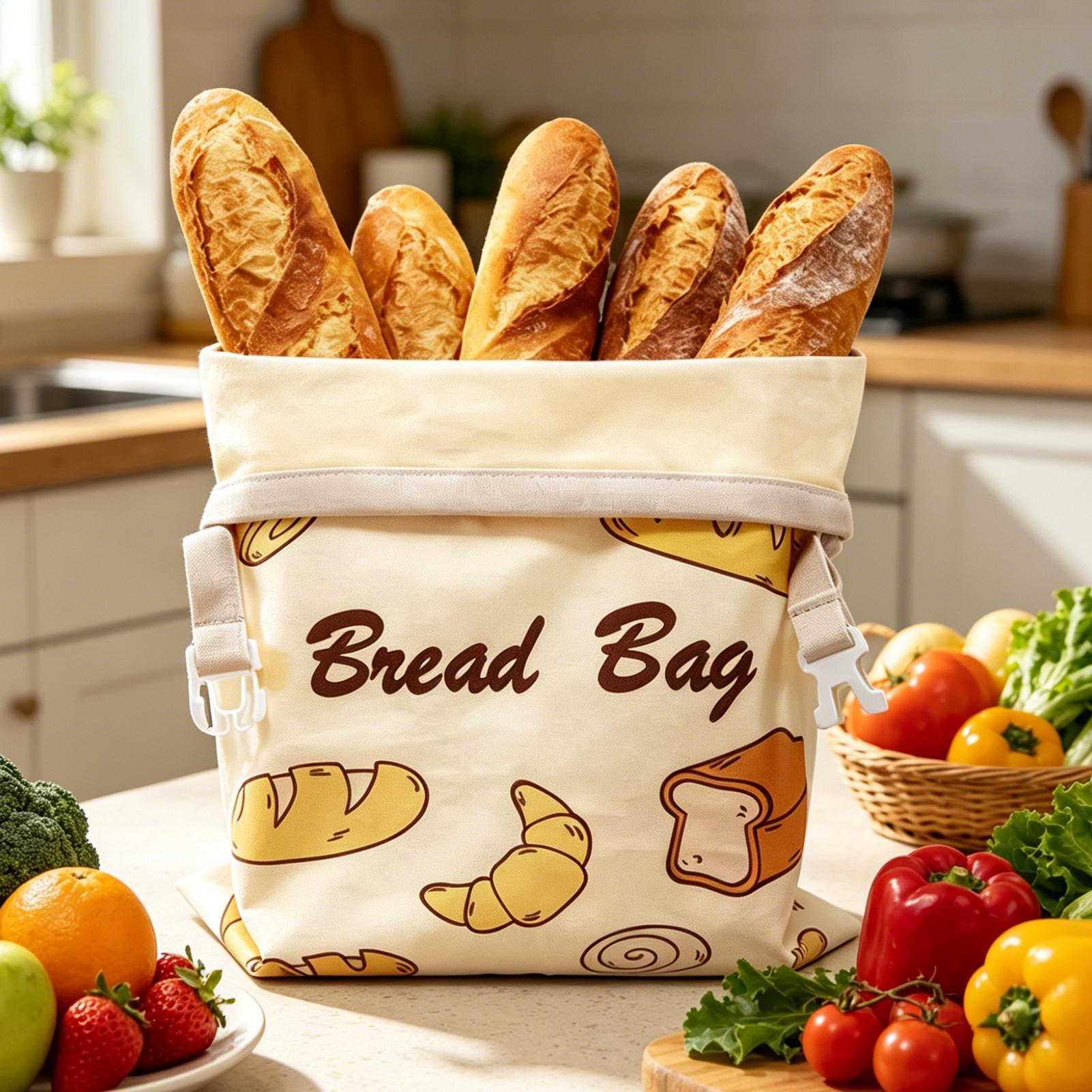 Beeswax Bread Bag Easy Cleanin - Food Storage Reusable Bags 评论和价格