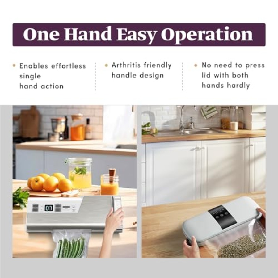 Vacuum Sealer Machine 95kPa 14 - Food Storage Machine 评论和价格