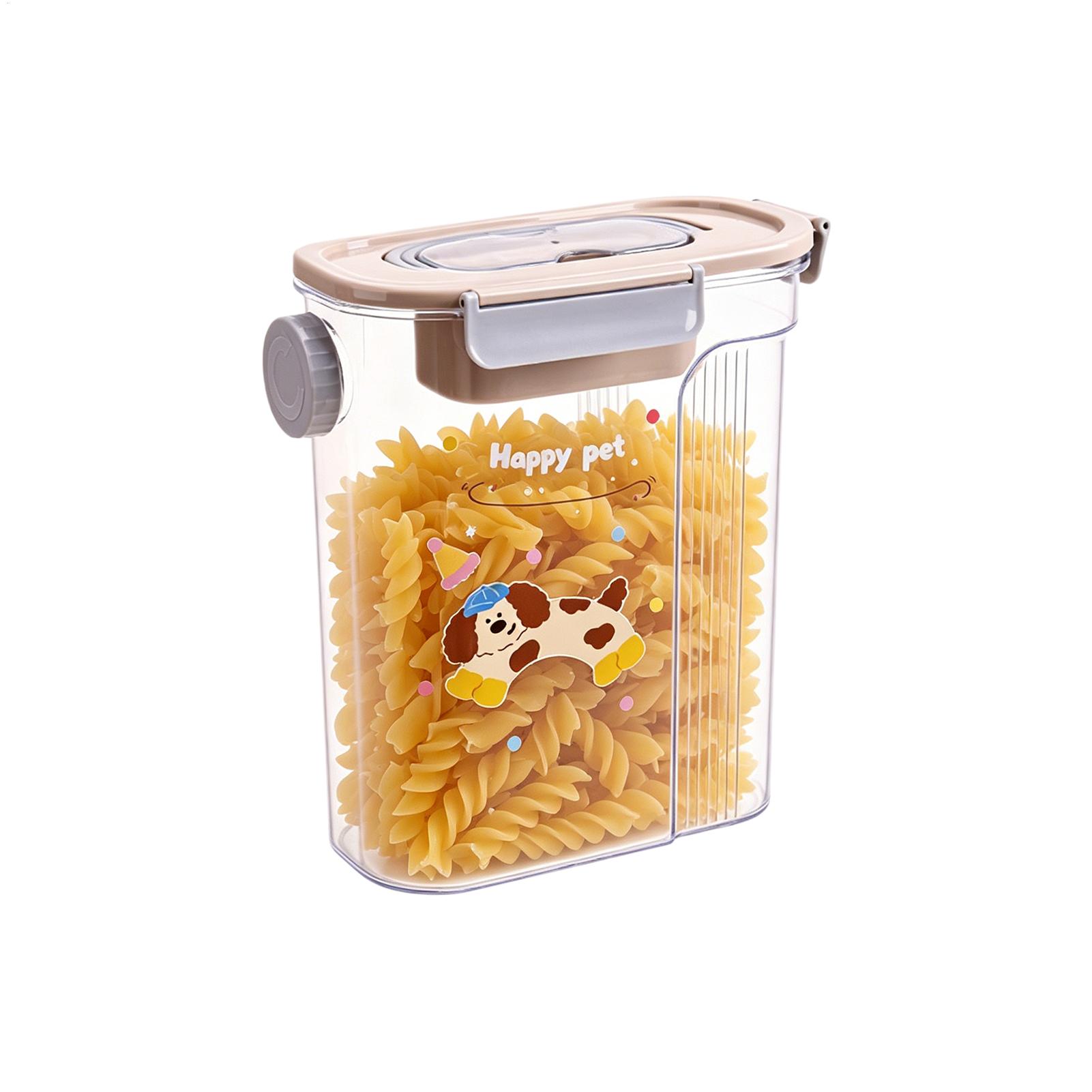 Dog Treat Container Side Pouri - Airtight Cereal Jar 评论和价格