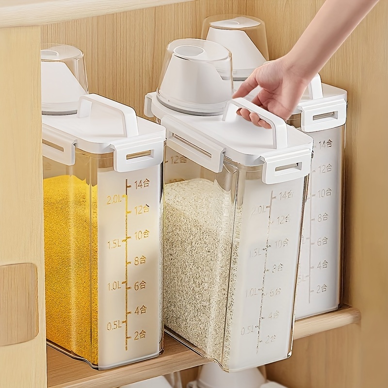 1pc Storage Container, Househo - Airtight Cereal Jar 评论和价格