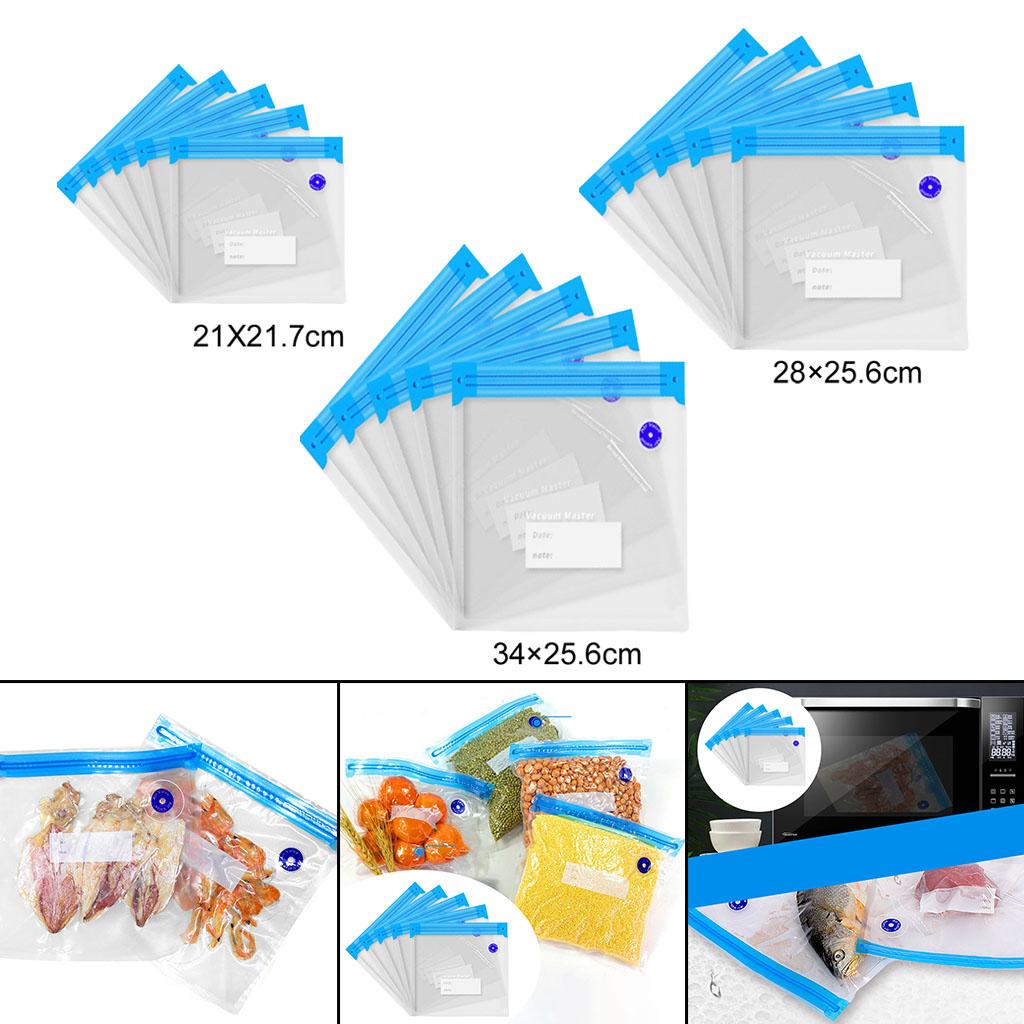 5Pieces Reusable Vacuum Food S - Food Storage Reusable Bags 评论和价格