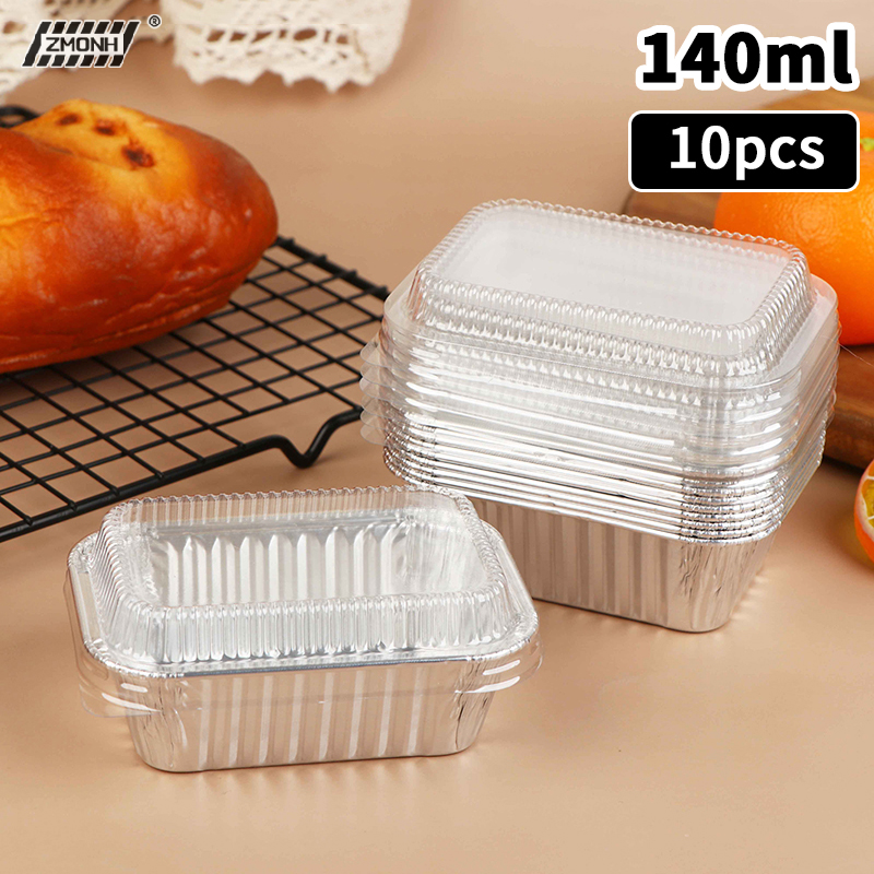 [H]10Pcs Disposable Rectangula - Food Storage Aluminum Containers 评论和价格