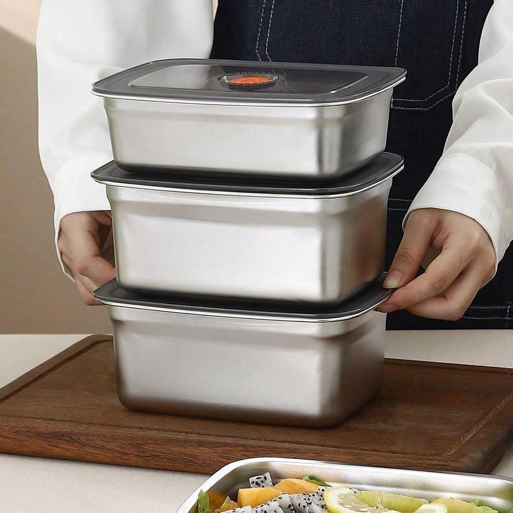 Buy 2 Get 1 Free 3 Pack Stainl - Food Storage Pantry 评论和价格