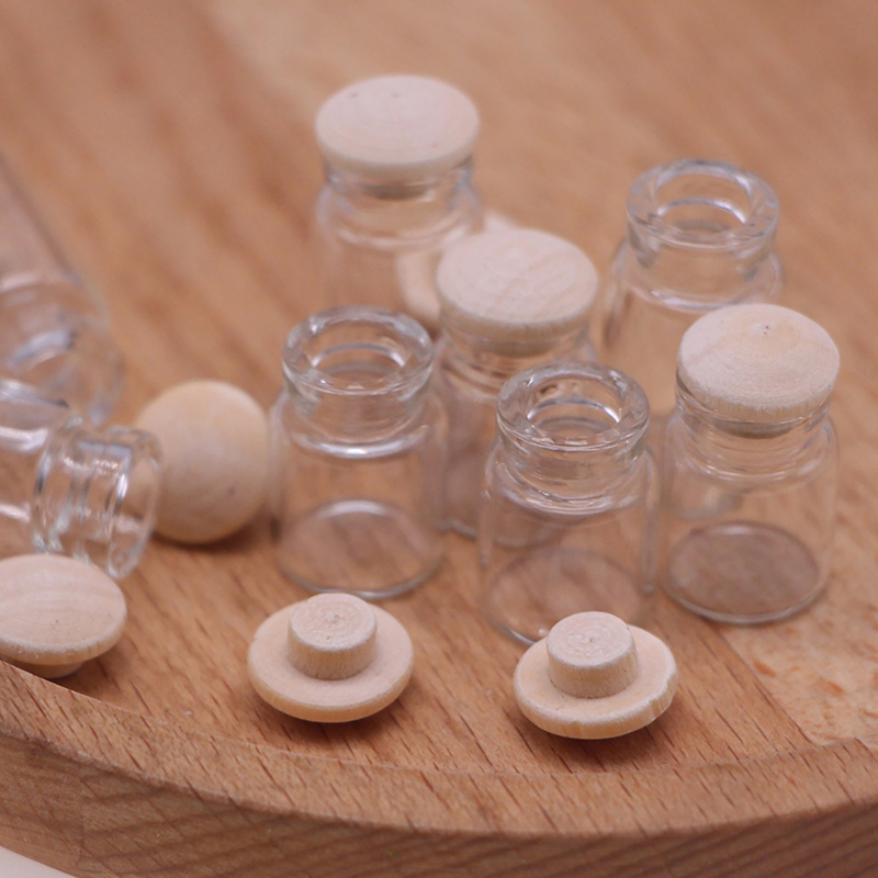 4PCS Dollhouse Miniature Trans - Food Storage Jars Plastic 评论和价格