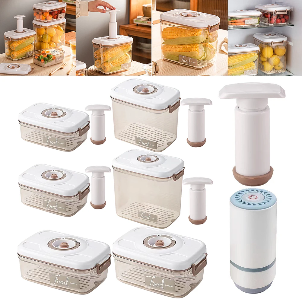 Vacuum Food Storage Box Vacuum - Food Storage Plastic Boxes 评论和价格