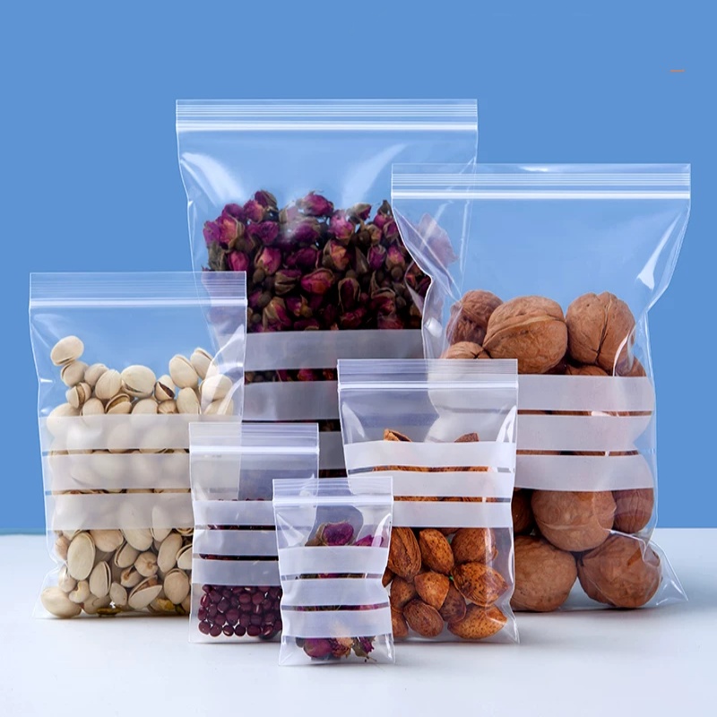 200PCS PE Clear Plastic Writin - Food Storage Roll Bags 评论和价格