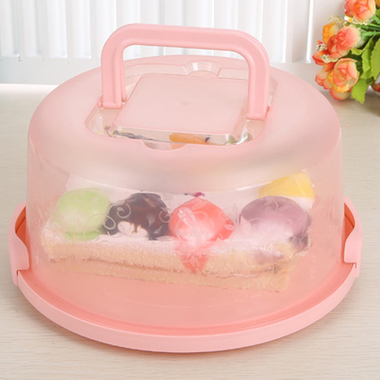 Handheld Cake Carrier Reusable - Food Storage Jars Plastic 评论和价格