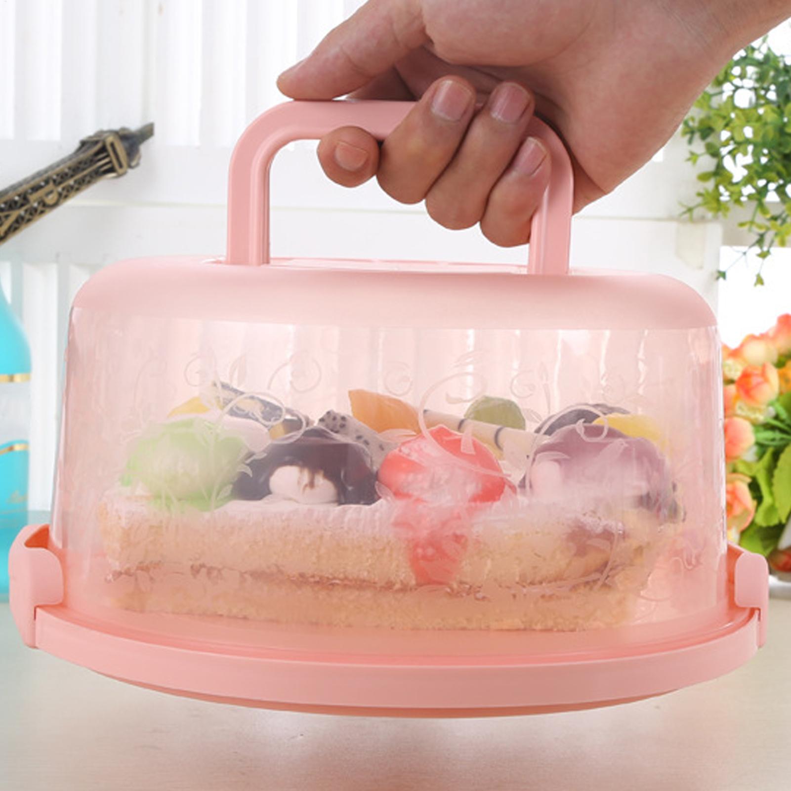Handheld Cake Carrier Reusable - Food Storage Jars Plastic 评论和价格