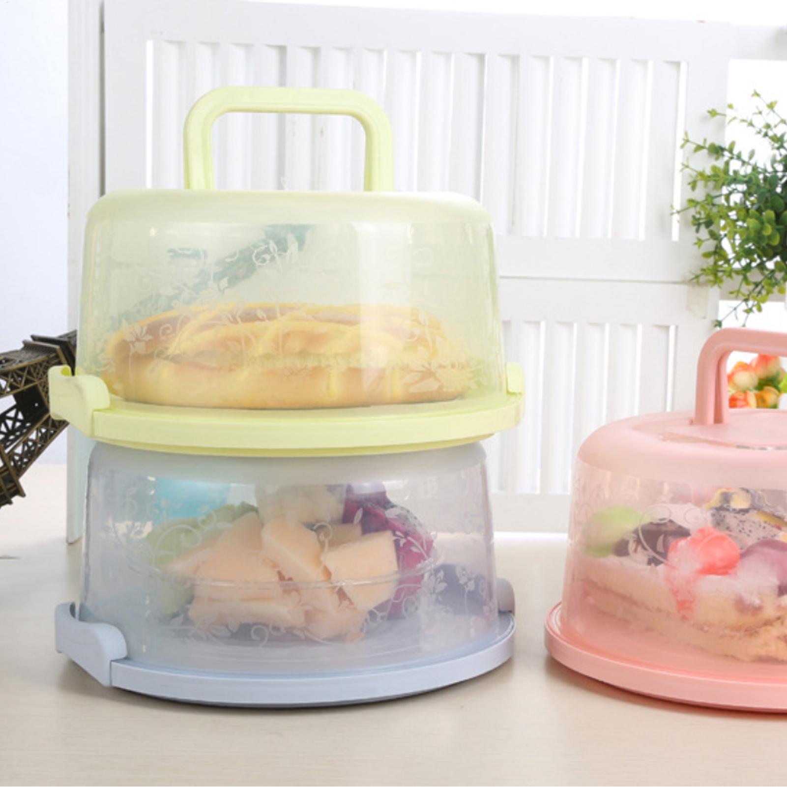Handheld Cake Carrier Reusable - Food Storage Jars Plastic 评论和价格