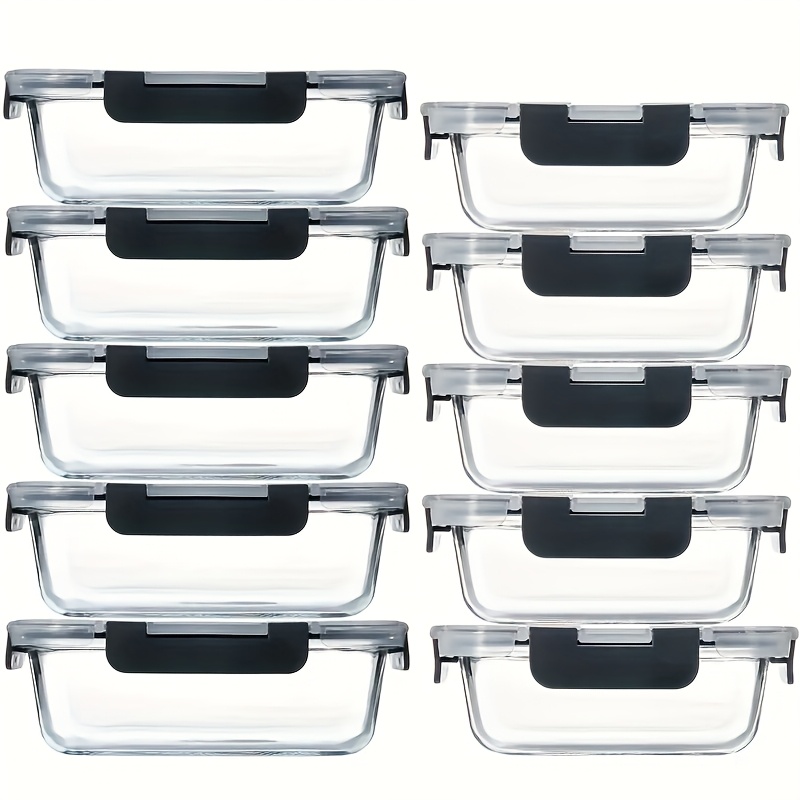 us10pcs Glass Food Storage Con - Food Storage Without Pantry 评论和价格