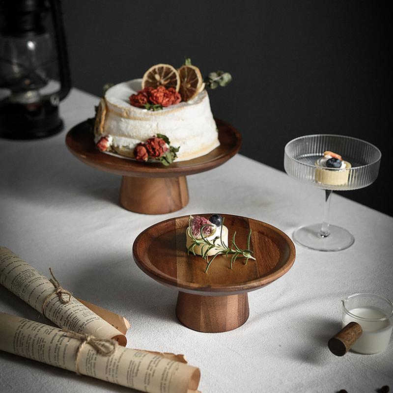 Wooden Cake Plate Footed Refre - Food Storage Practices 评论和价格