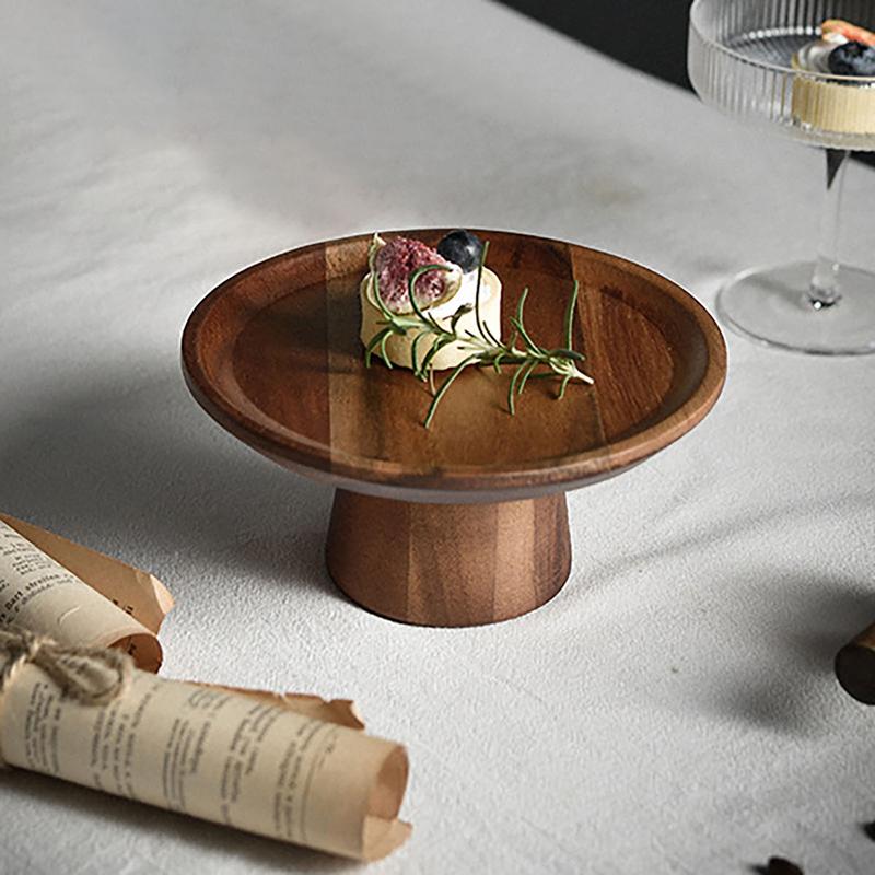 Wooden Cake Plate Footed Refre - Food Storage Practices 评论和价格