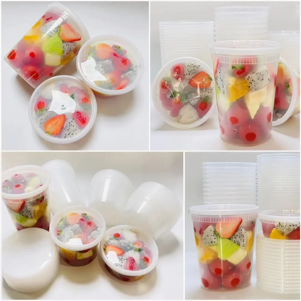 24pcs Deli Food Storage Contai - Food Storage Jars Plastic 评论和价格