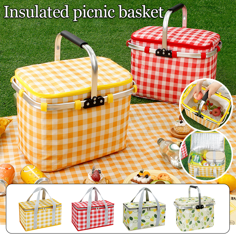 Retro Pastoral Lunch Bag Foldi - Food Storage In Cooler 评论和价格