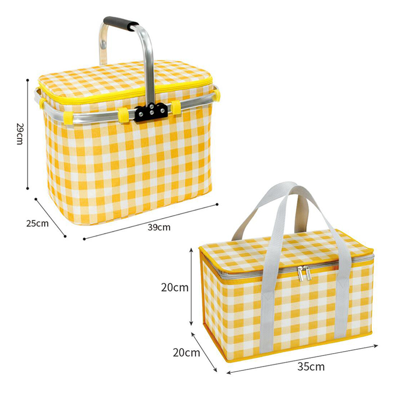 Retro Pastoral Lunch Bag Foldi - Food Storage In Cooler 评论和价格
