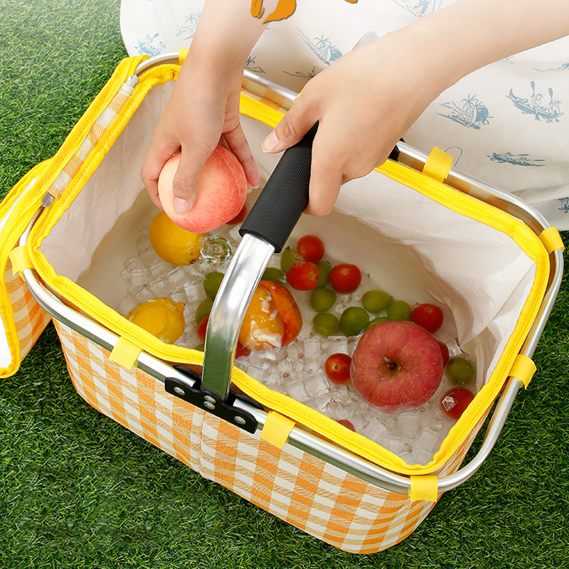 Retro Pastoral Lunch Bag Foldi - Food Storage In Cooler 评论和价格
