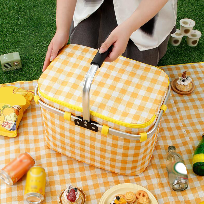 Retro Pastoral Lunch Bag Foldi - Food Storage In Cooler 评论和价格