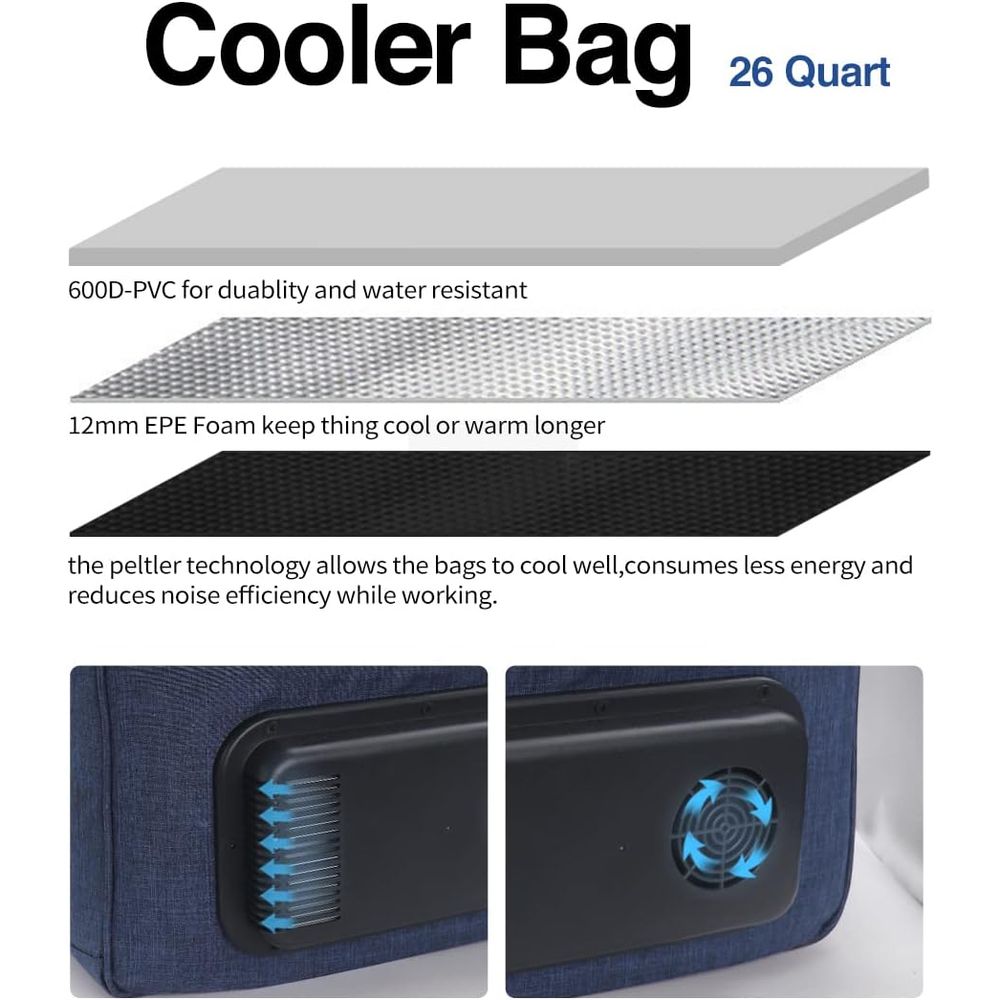 Portable 26-Quart Electric Veh - Food Storage In Cooler 评论和价格